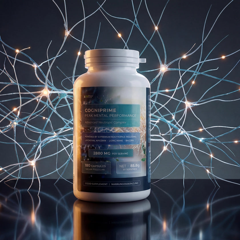 Bio-Enhanced Nutriop Longevity® COGNIPRIME® - 13 Premium Nootropics - 2860mg per serving (x30)