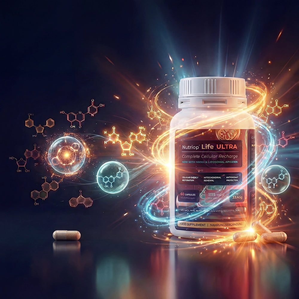 Nutriop® Life ULTRA - Advanced Multi-Pathway Longevity Stack (1115mg)