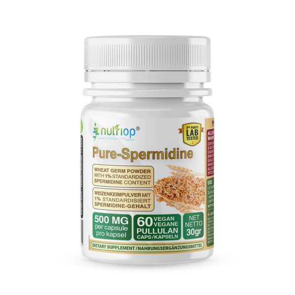 Nutriop® Pure Spermidine - Max Potency -10mg - 30 servings