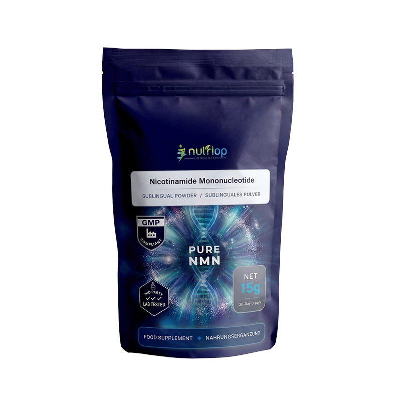 Nutriop® Pure NMN Sublingual Powder - Direct NAD+ Precursor (15g)