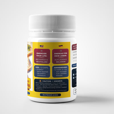 Nutriop Longevity® Max Strength LIPOSOMAL NMN PLUS +, Enhanced with NADH & NAD+ - 360mg High-Potency Capsules (50 Count) - 18g