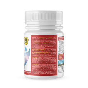 Nutriop® Life Bio-Enhanced con NADH, PQQ y CQ10- Extra Fuerte - 45 cápsulas