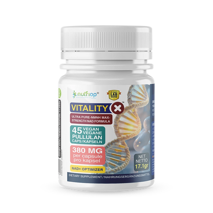 Nutriop® Vitality-X™ - Advanced NMNH & NAD+ Cellular Matrix (45 Capsules)