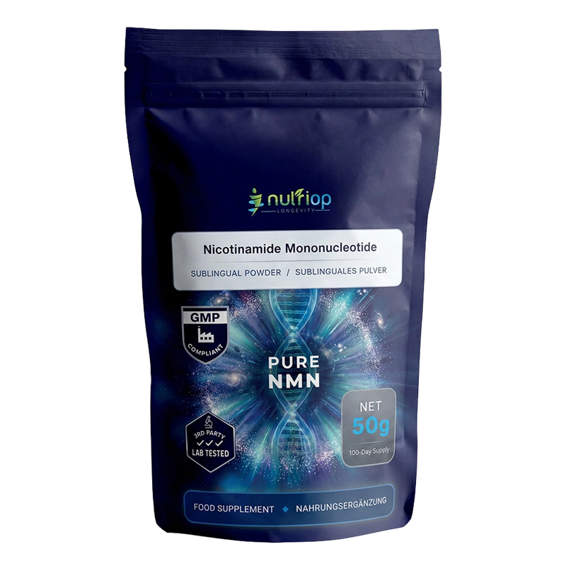 Nutriop® Pure NMN Sublingual Powder - Direct NAD+ Precursor (50g)