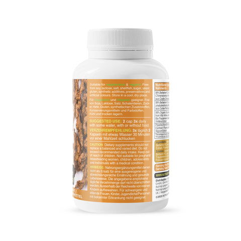 Image of Bio-Enhanced Nutriop® Berberin HCL mit reinem Bio-Piperin und Traubenkernextrakt - 800 mg pro Portion (x90)