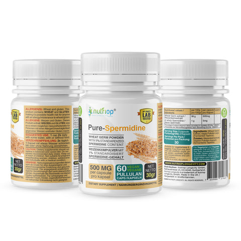 Image of Nutriop® Pure Spermidine - максимальная эффективность - 10 мг - 30 порций