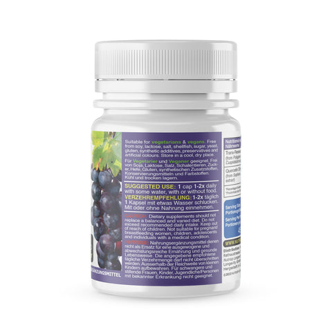 Image of Resveratrol Bio-Enhanced Nutriop Longevity® cu quercetină pură - 500 mg capsule (x45)