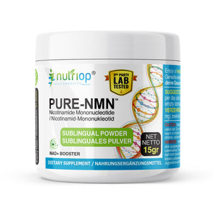 PURE-NMN Nicotinamide Mononucleotide Extreme Potency sublingual powder -15 grams