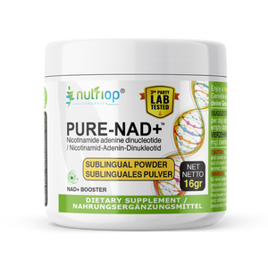 PURE-NAD+, Nicotinamide Adenina Dinucleotide - Polvere sublinguale Extreme Potency -16 grammi