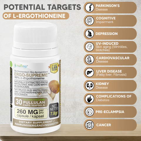 Image of Bio Fermented Nutriop Longevity® ERGO-SUPREME - 10mg por porção - 30 porções
