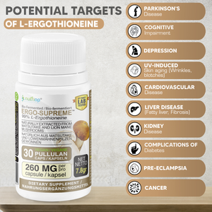Биоферментированный Nutriop Longevity® ERGO-SUPREME — 10 мг на порцию — 30 порций